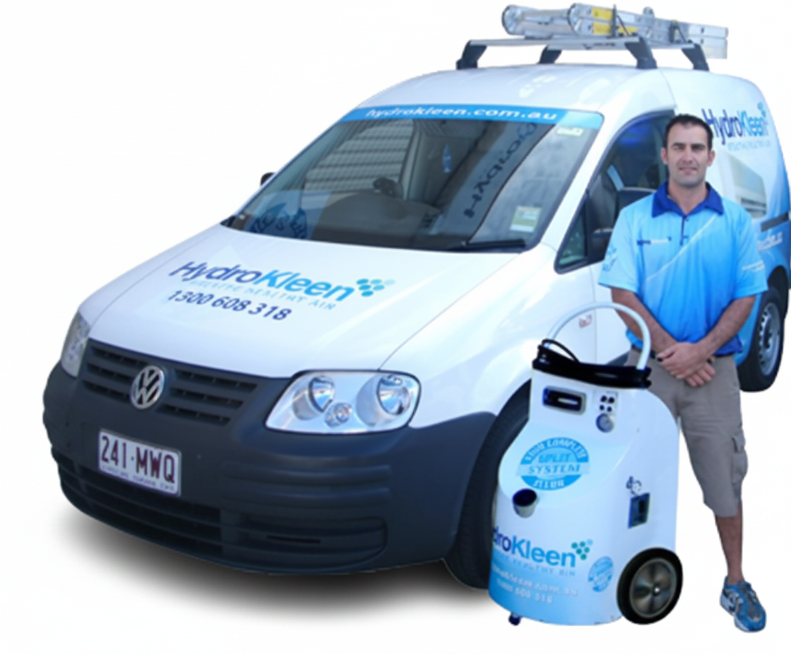 HydroKleen servicebil og tekniker